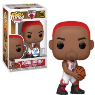 Funko Pop! Basketball: Chicago Bulls - Dennis Rodman *Red Hair Shop Exclusive