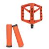 BUCKLOS Nonslip Bicycle Handlebar Grips Bike Grips Single Lock on for Mountain Bike Bike Handlebar and BMX Pedal Mountain Bike Pedals Flat MTB Pedals, Lightweight Nylon Fiber Road Bike Pedals Non-Slip view 1