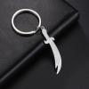 Dreamtimes Zulfiqar Sword keychain For Men Women Islam muslim HZ Zulfiqar Sword of Imam Ali keychain Islamic Muslim Jewelry (SILVER) view 2