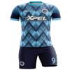 ORKY Custom Men Soccer Jersey with Short, Women Personalized Name Number Sport Shirt, Training Uniform Full Kit(Navy Blue 2XLarge) view 1