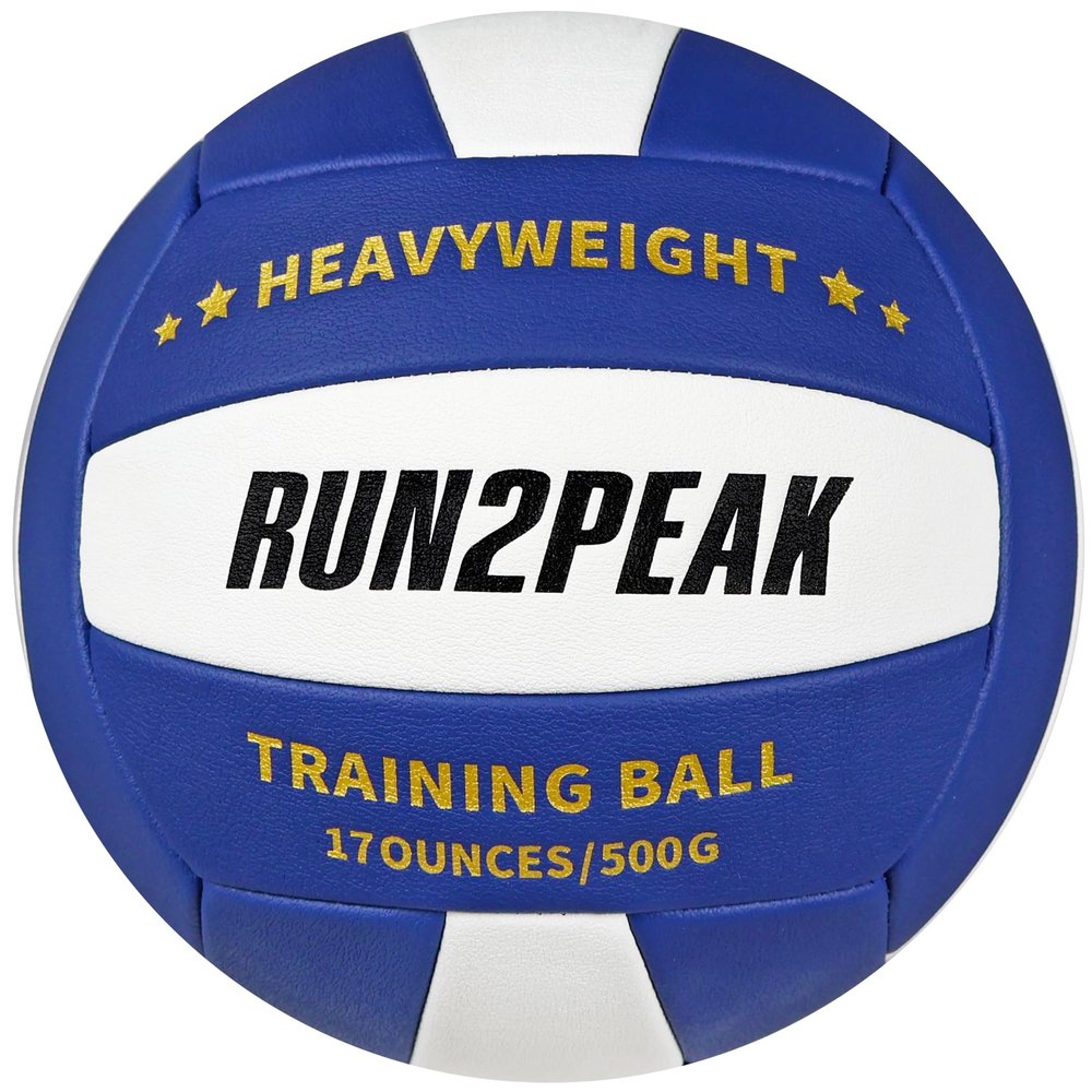 RUN2PEAK Setter Training Volleyball Official Size 5 Volleyballs Heavy Weight Ball PU Practice Volley Balls for Indoor Rebounder Equipment Setters Weighted Volleyball Setting Trainer