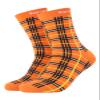 Forony Mens Dress Socks Size 9-11 9-12 10-13 Quick Dry Anti Odor Groomsmen Halloween Socks Gifts Orange view 1