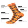 Forony Mens Dress Socks Size 9-11 9-12 10-13 Quick Dry Anti Odor Groomsmen Halloween Socks Gifts Orange view 3