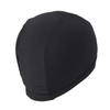 KICHOUSE 2pcs Stretchable Polyester Swim Caps for Men and Women Comfortable Fit for Long Hair Quick-Drying Uv for Swimming and Black view 3