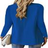 Weinexra Women's Blazer Open Front Casual Bussiness Blazers Notch Collar Work Office Suit Jackets Long Sleeve Lapel Jacket view 2