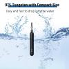 Fishfun 12Pcs Tungsten Drop Shot Weights Sinkers for Bass Fishing, Tungsten Dropshot Fishing Weights, Black Clip On Tear, 1/4 oz view 3