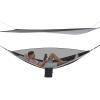 Camping Hammock with Net Tent and Rain Fly Tarp, 2 in 1 Portable Tree Hammock Outdoor, Tree Strap Hammock Set for Camping, Traveling, Hiking, Built-in Pocket, Load Max 440.9 lbs (Black+Gray) view 1
