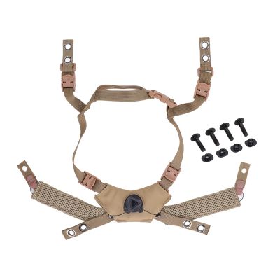 Adjustable Dial Suspension System Chin Strap for Fast, MICH, Wendy Helmet, Nylon Material with Knob Adjustment & Easy Installation Kit