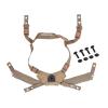 Adjustable Dial Suspension System Chin Strap for Fast, MICH, Wendy Helmet, Nylon Material with Knob Adjustment & Easy Installation Kit view 1
