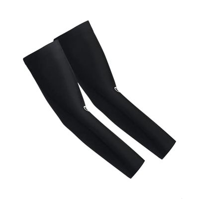 Battle Full Arm Sleeve, Breathable Football Arm Sleeves, Compression Arm Sleeves for Men & Youth, Basketball, Running (Black, S/M)