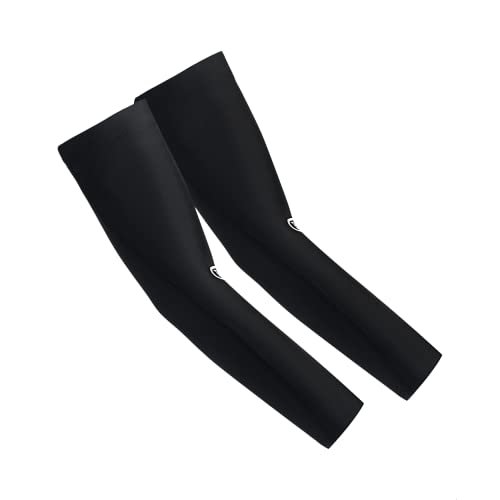 Battle Full Arm Sleeve, Breathable Football Arm Sleeves, Compression Arm Sleeves for Men & Youth, Basketball, Running (Black, S/M)