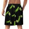 Big Dill Pickle Men's Pajama Shorts Lightweight Lounge Pants Pj Bottoms Sleep Pants S view 3