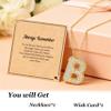 Bubble Letter Necklace Gold Initial Necklaces for Women Puffy A-Z Letter Pendant Balloon Initial Charm Necklace Trendy Jewelry Stocking Stuff Birthday Christmas Gifts for Friends Valentines Day Gifts for Her view 4