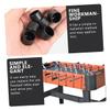 Sosoport 60pcs Foosball Table Rod End Caps Plastic Football Machine Accessories for Standard Tables Wear Resistant and Easy to Install Black view 2