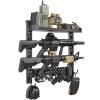 ONETIGRIS Gun Rack Wall Mount,Indoor Gun Rack for Wall with Shelf Horizontal and 1 Removable Gun Accessories Tray view 1