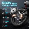 eAhora FT01 1700W Electric Dirt Bike 36MPH with 48V 30Ah, 135MM Front Fork & Dual Disc Hydraulic Brakes, 90Miles Long Range Electric Bike, 20" Fat Tire electric motorcycle for adults, electric scooter view 3