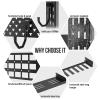 ONETIGRIS Gun Rack Wall Mount,Indoor Gun Rack for Wall with Shelf Horizontal and 1 Removable Gun Accessories Tray view 4