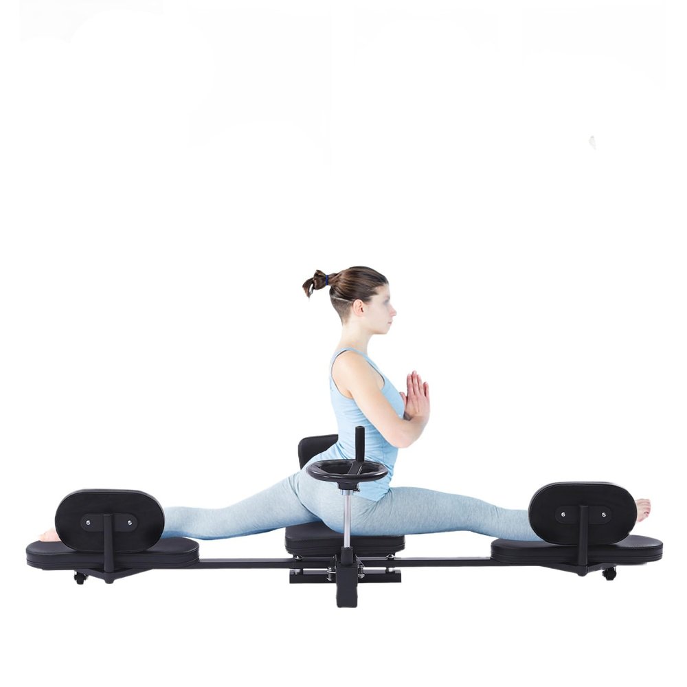 CNCEST Leg Stretcher Split Machine, Split Machine for Flexibility Kids Adults, 180 Splits Trainer Leg Spreader Hip Stretcher Full Body Stretching Machine, Black
