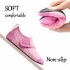 Aqu Shoes for Women Wide Width Men Aqu Socks Quick-Dry Barefoot Water Shoes Adjustable Sandals (Pink, 4-4.5) view 2