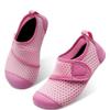Aqu Shoes for Women Wide Width Men Aqu Socks Quick-Dry Barefoot Water Shoes Adjustable Sandals (Pink, 4-4.5) view 3