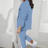 Lainuyoah Women Suit Sets For Work 2025 Fall Two Piece Blazer Jacket and Pencil Pants Business Casual Office Formal Outfits view 4