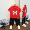 JIMINISO Cotton Linen Embroidered Tang Suit Chinese Clothes Tai Chi Uniform Blouse Pants view 1