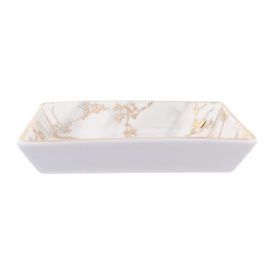 PAREKS Earring Tray Valet Tray for Women Jewlery Tray Ceramic Ring Dish Earrings Storage Ornamnet Jewelry Tray Storage Tray Nordic Miss Trinket Tray Trinket Tray for Women Jewelry Plate/421