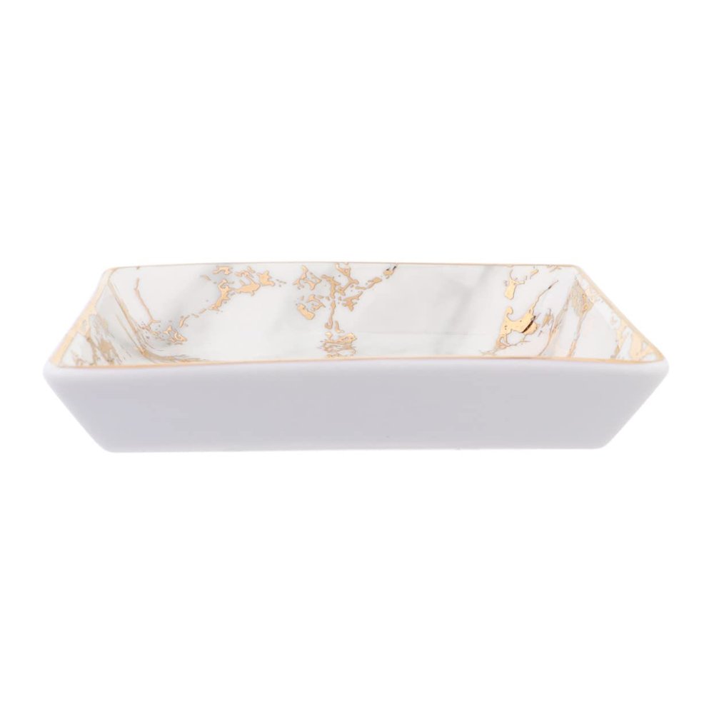 PAREKS Earring Tray Valet Tray for Women Jewlery Tray Ceramic Ring Dish Earrings Storage Ornamnet Jewelry Tray Storage Tray Nordic Miss Trinket Tray Trinket Tray for Women Jewelry Plate/421