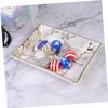 PAREKS Earring Tray Valet Tray for Women Jewlery Tray Ceramic Ring Dish Earrings Storage Ornamnet Jewelry Tray Storage Tray Nordic Miss Trinket Tray Trinket Tray for Women Jewelry Plate/421 view 2