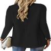 Weinexra Women's Blazer Open Front Casual Bussiness Blazers Notch Collar Work Office Suit Jackets Long Sleeve Lapel Jacket view 3