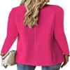 Weinexra Women's Blazer Open Front Casual Bussiness Blazers Notch Collar Work Office Suit Jackets Long Sleeve Lapel Jacket view 2