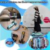 CXYTX 3 in 1 Scooter 3 Wheel Portable Kids - Lightweight Folding Design Luminous Scooter, with Extra Wide Light-Up Wheels Toddler Scooter Adjustable Heightwith Indoor and Outdoor for Children,Yellow view 2