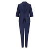 Lainuyoah Women Suit Sets For Work 2025 Fall Two Piece Blazer Jacket and Pencil Pants Business Casual Office Formal Outfits view 3