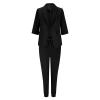 Lainuyoah Women Suit Sets For Work 2025 Fall Two Piece Blazer Jacket and Pencil Pants Business Casual Office Formal Outfits view 4