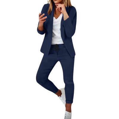 Lainuyoah Women Suit Sets For Work 2025 Fall Two Piece Blazer Jacket and Pencil Pants Business Casual Office Formal Outfits