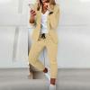 Lainuyoah Women Suit Sets For Work 2025 Fall Two Piece Blazer Jacket and Pencil Pants Business Casual Office Formal Outfits view 4