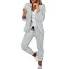 Lainuyoah Women Suit Sets For Work 2025 Fall Two Piece Blazer Jacket and Pencil Pants Business Casual Office Formal Outfits view 1