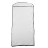 XHTLLO Sleeping Bag Liner, High Stretch Silky Polyester Fabric Skin Friendly Self Tan Sleep Sack, Comfortable Breathable Camping Sleeping Bags, for Outdoor, Camping(White) view 4