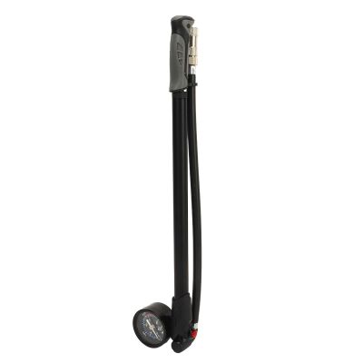 XHTLLO Portable Bike Pump, 300 PSI High Pressure Mini Bike Tire Pump with Pressure Gauge, Universal Valve Bike Pump, for Road Mountain Bikes