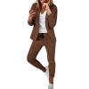 Lainuyoah Women Suit Sets For Work 2025 Fall Two Piece Blazer Jacket and Pencil Pants Business Casual Office Formal Outfits view 1