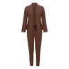 Lainuyoah Women Suit Sets For Work 2025 Fall Two Piece Blazer Jacket and Pencil Pants Business Casual Office Formal Outfits view 2