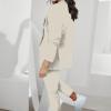 Lainuyoah Women Suit Sets For Work 2025 Fall Two Piece Blazer Jacket and Pencil Pants Business Casual Office Formal Outfits view 4