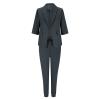 Lainuyoah Women Suit Sets For Work 2025 Fall Two Piece Blazer Jacket and Pencil Pants Business Casual Office Formal Outfits view 3