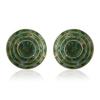 NineFit Basics Earrings for Women (pack of 1),gives you a trendy & stylish look, For Engagement, Wedding, Anniversary, Birthday,Non-Precious Metal, Green view 1