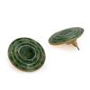 NineFit Basics Earrings for Women (pack of 1),gives you a trendy & stylish look, For Engagement, Wedding, Anniversary, Birthday,Non-Precious Metal, Green view 4