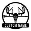 Custom Metal Antler Monogram | Antler Decorations | Deer Hunter Gifts | Deer Name Signs | Father's Day Gifts | Antler Decorations | Gifts for Him | Outdoor Decorations (Style-1) view 1