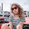 Joopin Oversized Square Sunglasses Polarized UV400 Protection Sun Glasses Trendy Shades for Women Men (Transparent Red Black) view 2