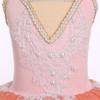 AFAVOM Ballet Leotards for Girls Lace Flower Camisole Leotard Skirted Performance Swan Lake Ballet Dance Dress Glitter Ballerina Dancewear for Toddler Kids Teen Girls with Armbands Pink 9-10 Years view 4