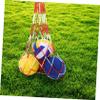 Anneome Handy Mesh Ball Carrier Bag for Basketball Volleyball Soccer Portable Sports Net Holds Balls for Gyms and Stadiums Construction view 2
