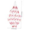 Anneome Handy Mesh Ball Carrier Bag for Basketball Volleyball Soccer Portable Sports Net Holds Balls for Gyms and Stadiums Construction view 4